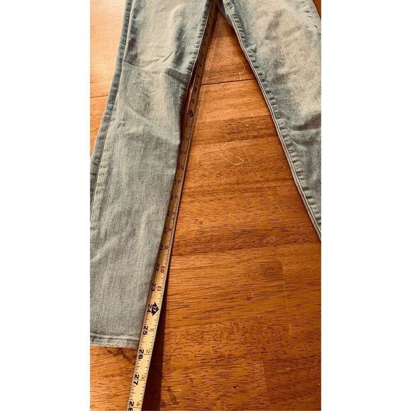FRAME HIGH RISE CIGARETTE LIGHT WASH JEANS SIZE  25 - Picture 7 of 11
